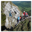 Leichte Kletterei am Chöpfenberg