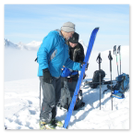 Auf dem Gipfel des Brüschbüchel im Klöntal