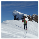 Unterwegs auf einer Skitour im Glarnerland