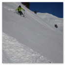 Tolle Skiabfahrt auf der Skitour