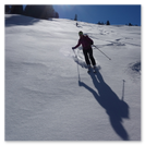 Skitourenabfahrt im Glarnerland