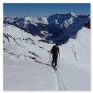 Im Aufstieg zum Leiterberg