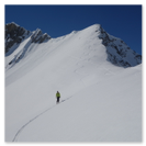 Unberührter Schnee am Leiterberg