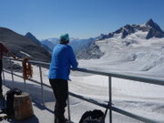 Ausblick von der Planurahütte zum Schärhorn